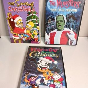 Christmas DVDs set of three